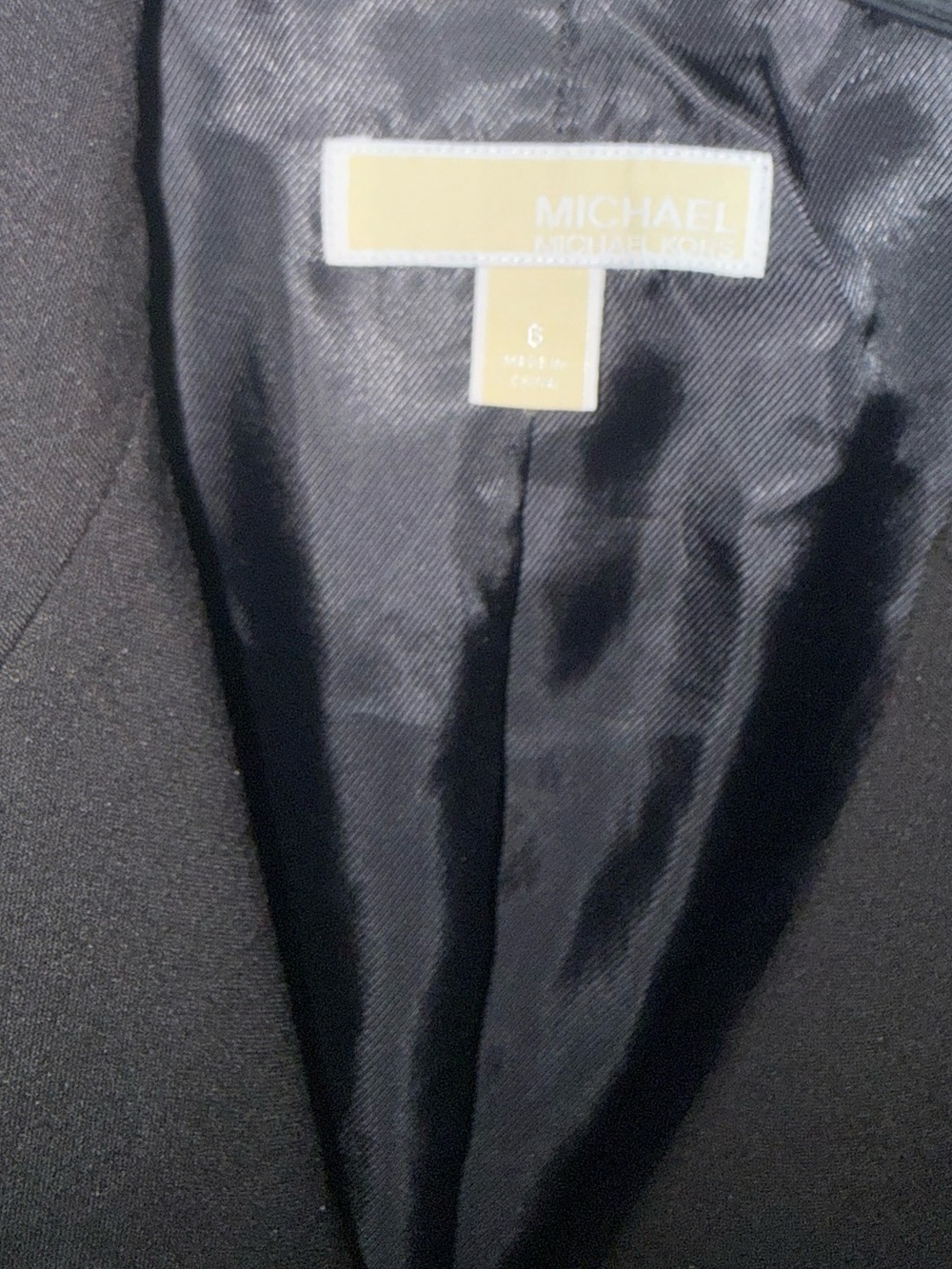 Michael Kors Black Tailored Blazer